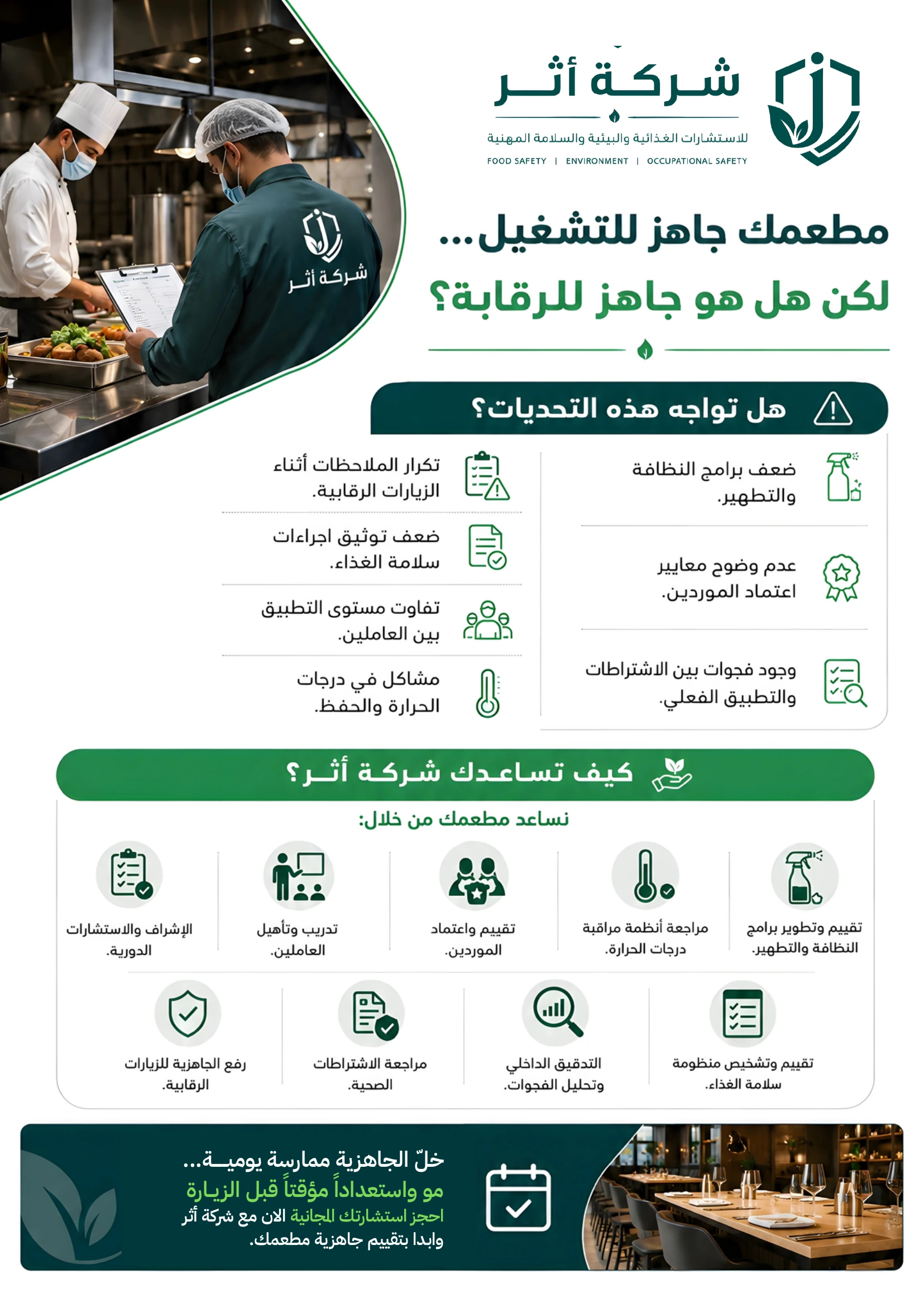 صفحة 1 من بروشور شركة أثر